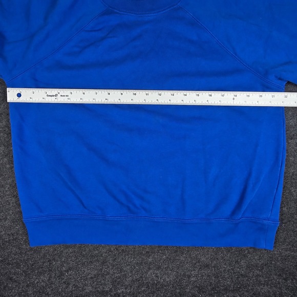 AYR Womens Blue Cotton Crewneck Sweatshirt Relaxed Fit Oversized Sweater Size XL - Picture 6 of 11